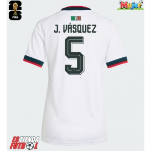 México Johan Vasquez #5 Segunda Equipación Mujer Mundial 2026 Manga Corta